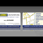 Projekt i wykonanie wizytówki dla firmy PHU TURMET